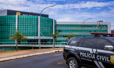 Fachada da Polícia Civil do DF