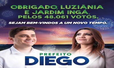 Diego Sorgatto é eleito novo prefeito de Luziânia