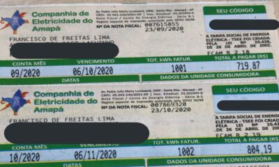 conta de energia elétrica do Amapá