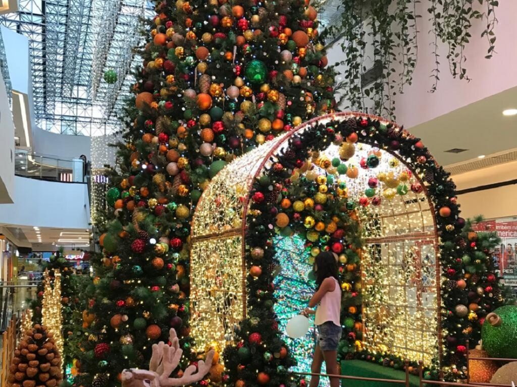 Encontre a árvore de natal e ganhe | Foto: Natália Ferreira/O Panorama