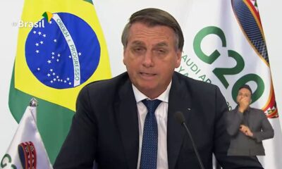 presidente Jair Bolsonaro em reunião da cúpula do G20