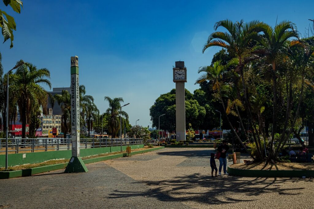 Praça do Relógio foi presente japonês