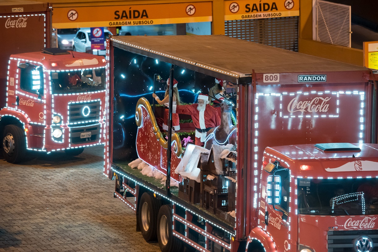 Confira a programação completa da Caravana de Natal da Coca-Cola no DF